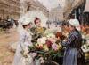 The Flower Seller, Avenue de L'Opera, Paris